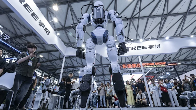Watch: Chinese company unveils ‘Superman’ robot that it says is faster than Usain Bolt