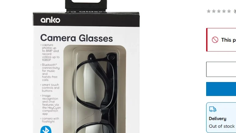Kmart’s  camera glasses removed from sale online amid privacy backlash