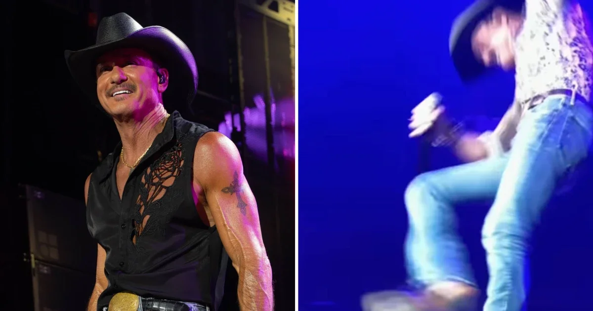 Tim McGraw Playfully Roasts His Own Onstage Fall